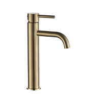 Змішувач для раковини VBI MILANO BRUSHED GOLD високий