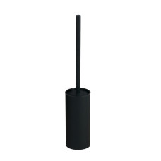 Йоржик для унітазу підлоговий VBI ROUND BLACK