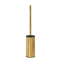 Йоржик для унітазу підлоговий VBI ROUND GOLD
