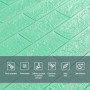 3D панель самоклеюча 700х770х5мм цегла М'ята (012-5) SW-00000148