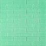 3D панель самоклеюча 700х770х5мм цегла М'ята (012-5) SW-00000148