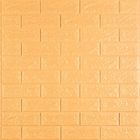 3D панель самоклеюча 700х770х5мм цегла Жовто-пісочний (009-5) SW-00000028
