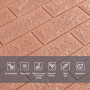 3D панель самоклеюча цегла Пудра 700х770х5мм SW-00001801