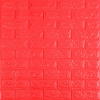 3D панель самоклеюча 700х770х7мм цегла Червона (008-7) SW-00000054