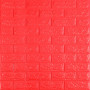 3D панель самоклеюча 700х770х7мм цегла Червона (008-7) SW-00000054