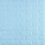 3D панель самоклеюча 700х770х7мм цегла Блакитна (005-7) SW-00000658
