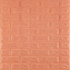 3D панель самоклеюча 700x700x7мм цегла Пудра SW-00001800