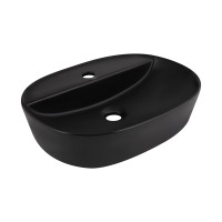 Раковина-чаша Qtap Scorpio 500x380x120 Matt black QT146533MB
