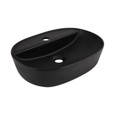 Раковина-чаша Qtap Scorpio 500x380x120 Matt black QT146533MB