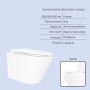 Готове рішення Qtap для ванної кімнати: підвісний унітаз Swan Ultra Quiet 520x360x320 + комплект інсталяції Nest 4 в 1 (квадратна клавіша Satin)