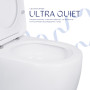 Унітаз-компакт Qtap Robin Ultra Quiet безободковий з сидінням Soft-close QT13226089AW