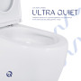 Унітаз підлоговий Qtap Robin New Ultra Quiet безобідковий з сидінням Soft-close WHITE QT13226083AW