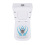 Унітаз-компакт Qtap Crow безобідковий з сідінням Soft-close QT05222170W
