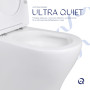 Унітаз підлоговий Qtap Virgo Ultra Quiet безобідковий з сидінням Soft-close WHITE QT18226092AW