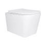 Унітаз підвісний Qtap Tern Ultra Quiet безобідковий з сидінням Soft-close WHITE QT17332303AW