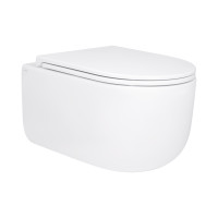 Унітаз підвісний Qtap Taurus безободковий з сидінням Soft-close QTTAU26W45428