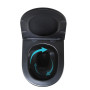 Унітаз підвісний Qtap Jay Ultra Quiet 485х360х320 мм, Matt Black, сидінням Slim Duroplast/ Soft-close/ Quick Relase QT07335177MB