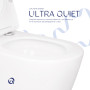Унітаз підвісний Qtap Scorpio безободковий Ultra Quiet з сидінням Soft-close QT14332380ASW