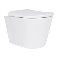 Унітаз підвісний Qtap Scorpio ML Ultra Quiet 520x365x365мм, з сидінням Soft-close MagLock, White