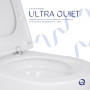 Унітаз підвісний Qtap Scorpio ML Ultra Quiet 520x365x365мм, з сидінням Soft-close MagLock, White