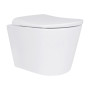 Унітаз підвісний Qtap Scorpio ML Ultra Quiet 520x365x365мм, з сидінням Soft-close MagLock, White