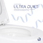 Унітаз підвісний Qtap Robin ML Ultra Quiet 520x365x365мм, з сидінням Soft-close MagLock, White