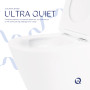 Унітаз підвісний Qtap Swan безободковий Ultra Quiet з сидінням Soft-close QT16335179W