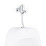 Пісуар підвісний Qtap Crow з краном-дозатором 390х330х660 White QT0588112HW