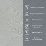 Самоклеюча вініловая плитка в рулоні 600х3000х2мм Світло-сіре полотно Мат SW-00002033