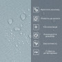 Самоклеюча вініловая плитка в рулоні 600х3000х2мм Сіро-блакитний Мат SW-00002037