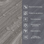 Самоклеюча вінілова плитка в рулоні 600х3000х2мм Попеляста (0004-8-матовий) SW-00001175