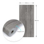 Самоклеюча вінілова плитка в рулоні 600х3000х2мм Попеляста (0004-8-матовий) SW-00001175