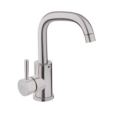 Змішувач для умивальника PERLA "OCELI" нержавіюча сталь "U" PSS3033
