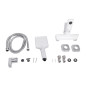 Змішувач для ванни Qtap Presto (з душовим гарнітуром) QTPRE259CRW45579 Chrome/White