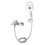 Змішувач для ванни Qtap Tern (c душевым гарнитуром) QTTER259CRM47586 Chrome