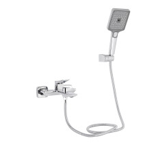 Змішувач для ванни Qtap Presto (з душовим гарнітуром) QTPRE259CRM45574 Chrome