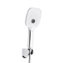 Змішувач для ванни Qtap Gemini (з душовим гарнітуром) QTGEM259CRW45683 Chrome/White
