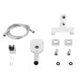 Змішувач для ванни Qtap Gemini (з душовим гарнітуром) QTGEM259CRW45683 Chrome/White