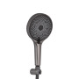 Змішувач для ванни Qtap Slavonice (з душовим гарнітуром) QTSLV259GMB48035 Gunmetal Black PVD